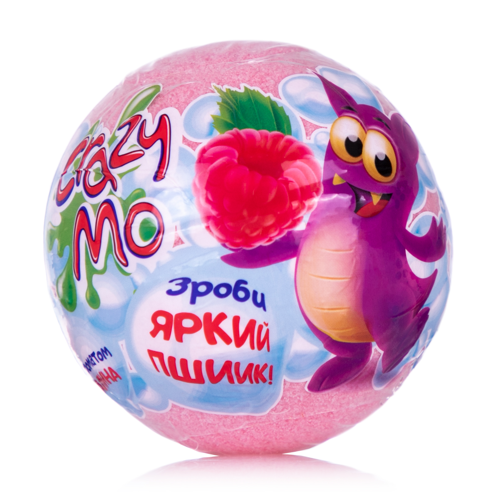 Шипучі бомби для ванни з сюрпризом Crazy Mo з ароматом, в асортименті, 140 г